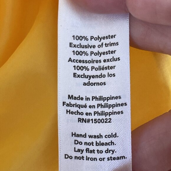 Disney Tutu Couture Girls Dress Yellow Belle Beauty & The Beast Sequins Tulle 6X - Picture 10 of 10